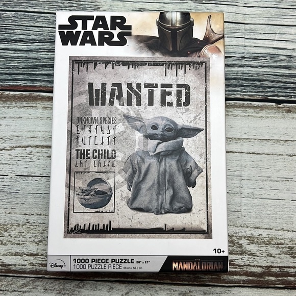 Disney Star Wars The Wanted Unknown Species The Child 1000-Piece Puzzle - Picture 1 of 6